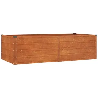 vidaXL Hochbeet Rostig 160 x 80 x 45 cm Cortenstahl