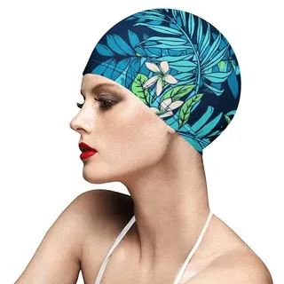 Lpitoy Badekappen, Wasserdichter Gehörschutz, Badehut Für Damen Und Herren, Passend Für Langes Haar Und Kurze Schwimmutensilien