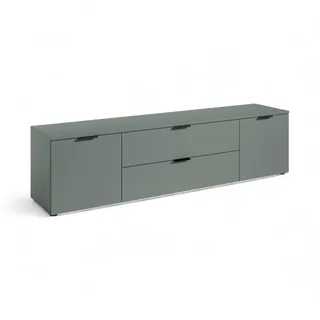 HBZ Lowboard HBZ LINZ TV-Unterschrank, BxHxT 180x47x40cm", grün (salbei), B:180cm H:47cm T:40cm, Holzwerkstoff, Sideboards, Lowboard, Breite 180cm,Lip-Griff, Melaminbeschichtung