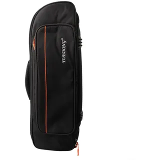 Trompetenrucksack aus Oxford-Stoff mit Außentasche für einfache Aufbewahrung von Zubehör