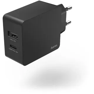 Hama LADEG., 2 FACH USB-C+A, 30W