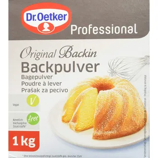 Dr. Oetker Professional Backpulver, 1 x 1kg Packung, Original Backin