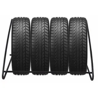Wandhalterung aus Stahl für Reifen, maximale Belastung von 120 kg, Reifenhalter für die Garage, Maße 130 x 75 x 59 cm, ideal für den Reifenwechsel