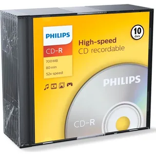 Philips CD-R 80Min 700MB 52x Slimcase