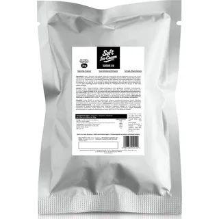 Sansei Soft-Eis Pulver für Eismaschine Softeispulver Speiseeispulver Vanillegeschmack 2 kg 2:5 für 7 Kg