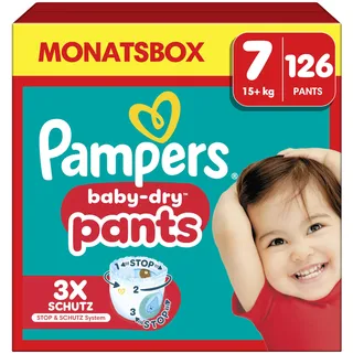 Pampers Baby-Dry Pants Gr. 7 (15+ kg) 126 St.