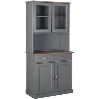 Interlink Buffetschrank Luzerna 5.1 90 x 45 x 191 cm Grau