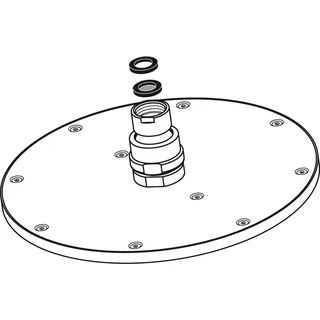 Ideal Standard Kopfregenbrause, d:200mm, Chrom F961046AA