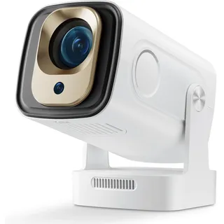 2025 Beamer Smart Android 11 Projektor HY260 PRO, 4K FHD 1080P 180° Rotation Tragbarer MINI Projektor, 5G WiFi 6 BT 5.4 Autofokus-Korrektur Heimkino Kleiner Beamer