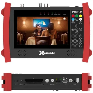 Amiko Satfinder X-Finder 3 HD DVB-S/S2 + C/T/T2 Satfinder LCD Display Messgerät