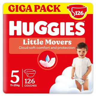 Huggies Little Movers Gr. 5 (12-18 kg) 126 St.