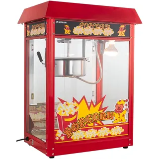 GastroHero Popcornmaschine ECO – 5 kg/h Leistung, 1 Kessel, langlebiges Edelstahlgehäuse