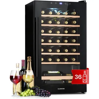 Klarstein Barossa 32 Uno Weinkühlschrank 1 Zone 95 Liter / 36 Flaschen Touch-Display