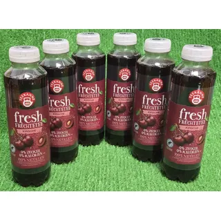 (5,83€/L)6x Teekanne fresh Eistee Kirsche Zuckerfrei 0,5L Versand0€
