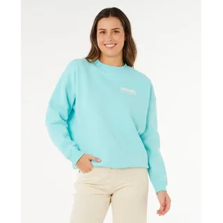 Rip Curl Surf Puff Inspired Crew Sweatshirt Blau XS