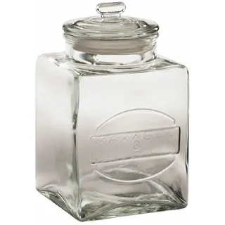 Maxwell & Williams Olde English Vorratsdose breit, 2,5 l, Glas transparent
