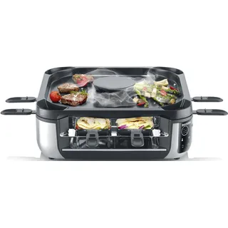 Severin RG 2379 Smokeless Raclettegrill 8 Personen 1900 W schwarz/silber