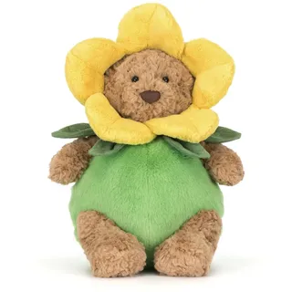 Jellycat Bartholomew Bär Daffodil Outfit Gelb