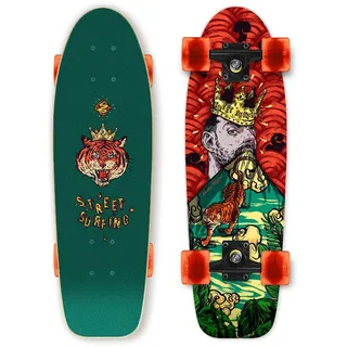 Streetsurfing Cruiser Cruiser Kicktail 28'' Royal Tiger