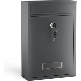 Wiltec Briefkasten Schwarz