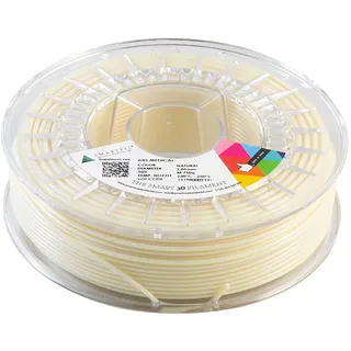 SMARTFIL INNOVATEFIL® ABS Medical Filament 3D-Druck | Medizinische Anwendungen | Zertifizierung Klasse USP VI oder ISO 10993-1 | Gewicht: M (750 g) | Durchmesser: 2,85 mm | Farbe: Natur
