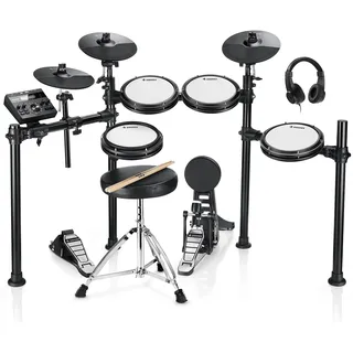 Donner DED-200 Electric Drum Set With Drum Throne/Maple Stick/Earphone/Audio Cable