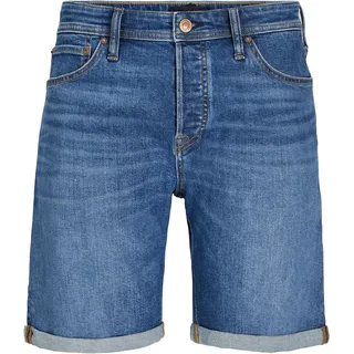 JACK & JONES JACK&JONES Herren, Jjirick Jjioriginal 360 Sn Shorts Blue Denim/Pack:AM 365, L