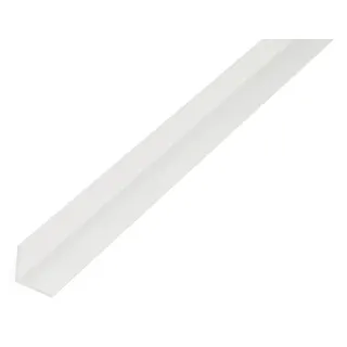 GAH Alberts Alberts Winkelprof. gleichsch., ungelocht L1000x B15x H15x S1, 2mm Kunststoff weiß