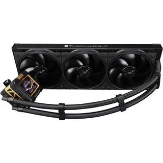 Thermalright FW 360 Schwarz CPU-Wasserkühlung mit 3 PWM-Lüftern,IPS 320 * 240 Auflösung LCD-Bildschirm,360 AIO-Kühlung,flüssiger CPU-Kühler für AMD/Intel PC Aio-Kühler: AM4/AM5/LGA1700/1851