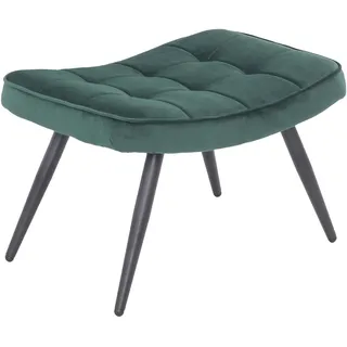 byLIVING Hocker UTA Samt 60 x 39 x 41 cm Grün