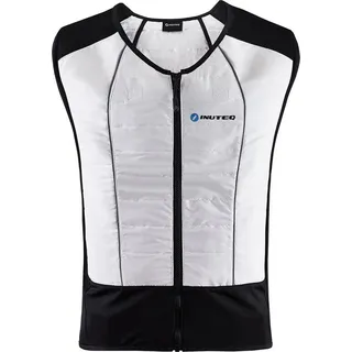 INUTEQ Bodycool Hybrid 2in1 Kühl-Weste Weiß/Schwarz XL