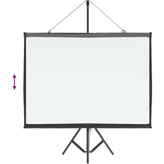 vidaXL Projektionsleinwand mit Stativ 72 Zoll 4:3
