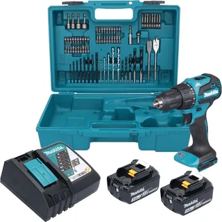 Makita DHP490RFX3 Akku-Schlagbohrschrauber