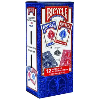 Bicycle Standard-Index-Spielkarten, 12 Stück