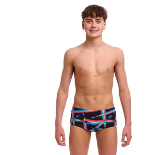 Funky Trunks Boy's Sidewinder Pocket Rocket - Schwimmhose für Jungen, Größe:152