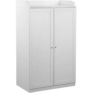 OTTO home Sekretär OTTO HOME "Aalborg", weiß, B:80cm H:134,5cm T:50cm, Sekretäre, Sekretär, PC-Schrank im Landhaus-Stil, Tastaturauszug, Stauraum, 80x134,5 cm