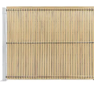 Casanoov Pvc-Sichtschutzlamellen-Steif-Set, Beige, Kunststoff, Rechteckig, 200x173 cm, Sonnen- & Sichtschutz, Sichtschutz Garten, Balkon Sichtschutze