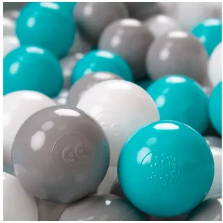 KiddyMoon Kinder Bälle für Bällebad Baby Plastikbälle Spielbälle ∅6cm Made in EU