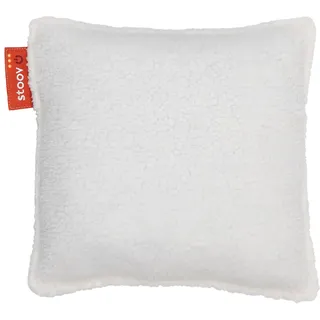 STOOV Ploov1 - Wärmekissen - Drahtlos - Infrarot-Wärmetechnik - Standard Batterie mit 2,5 bis 5 Stunden drahtlose Wärme - 45x45 cm - Woolly Off-White