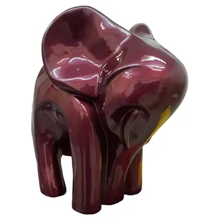 Xlmoebel Dekofigur Elegante Elefanten-Skulptur aus hochwertigem Material für den Garten (1 St., Skulptur Sca002c-70x80 cm), Hergestellt in Europa beige