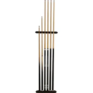 John West Billard Set - Wandhalterung + 2 Profi Queue + 2 Standard Queue + 2 kurze Queue