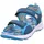 Jungen Criss Cross Sandale blau Türkis 8010 34 EU