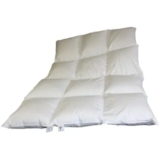 Betten Hofmann White Sibiria Winterdecke Winterbett Daunendecke Daunenbett 3x4 135x200 cm warm | weiß