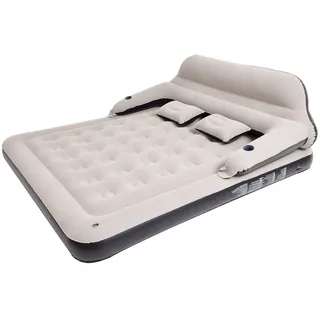 RAPTAVIS King Size Luftmatratze Schlafsofa mit Kopfteil und Kissen, aufblasbares Bett für Outdoor Übernachtung