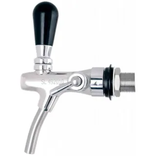 ich-zapfe Zapfhahn, - verchromt, Length:55 mm