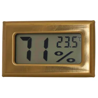 GERMANUS Digital Hygrometer 490, gold
