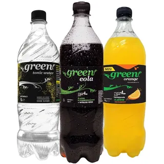 Cola | 18 Flaschen | Flaschen (1L) | Green Cola | inkl.Pfand | Zuckerfrei