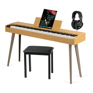 McGrey DP-17 AL Design Piano helle Esche Set