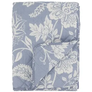 Chic Antique Aix Bettüberwurf 180 x 130 cm Blau/Weiß