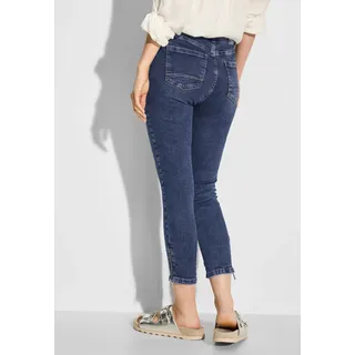 Cecil Slim-fit-Jeans CECIL Gr. 33, Länge 26, blau (mid blue wash) Damen Jeans 5-Pocket-Style